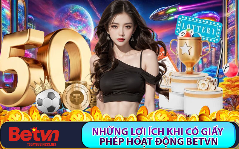 Giấy phép hoạt động Betvn